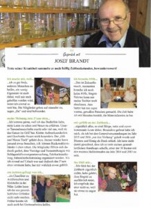 Zeitbankler berichten: Josef Brandt