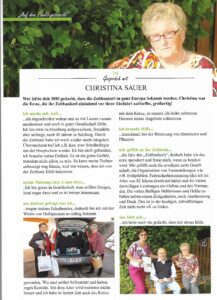Zeitbankler berichten: Christine Sauer